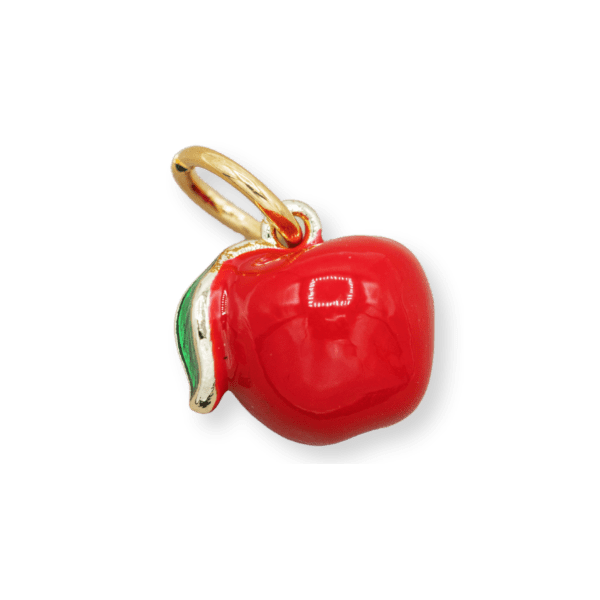 Enamel Apple Charm - Emerson & Oliver - Necklace Charms