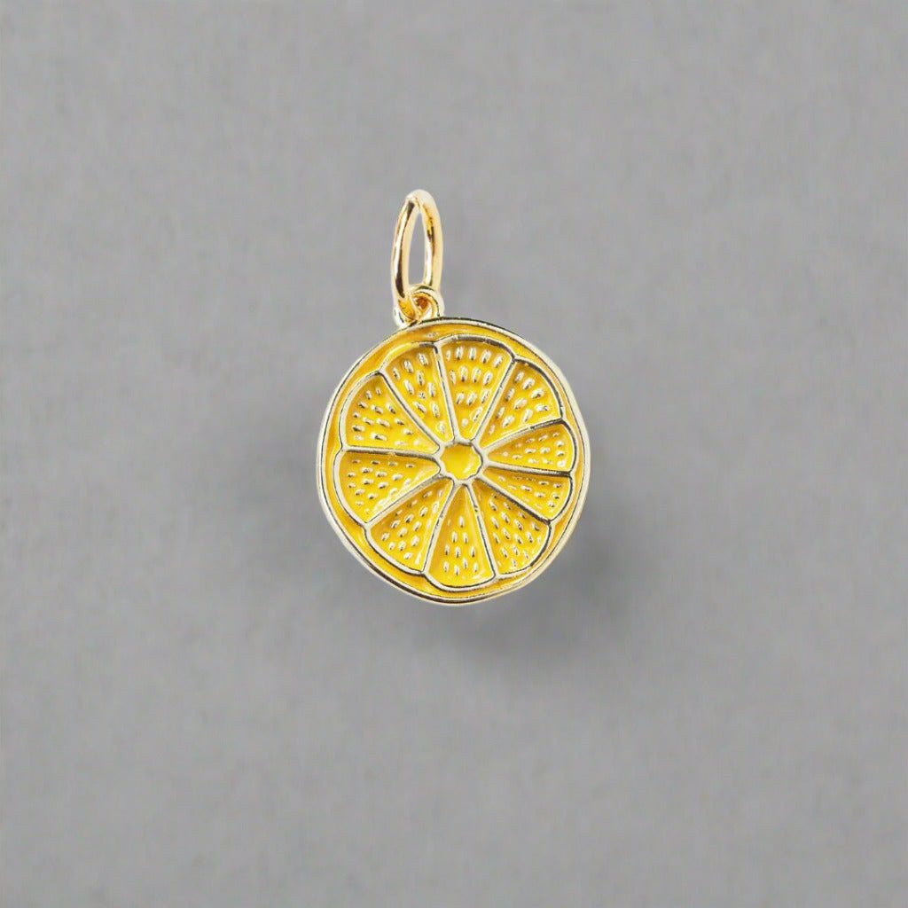 Enamel Fruit Slice Charm - Emerson & Oliver - Necklace Charm