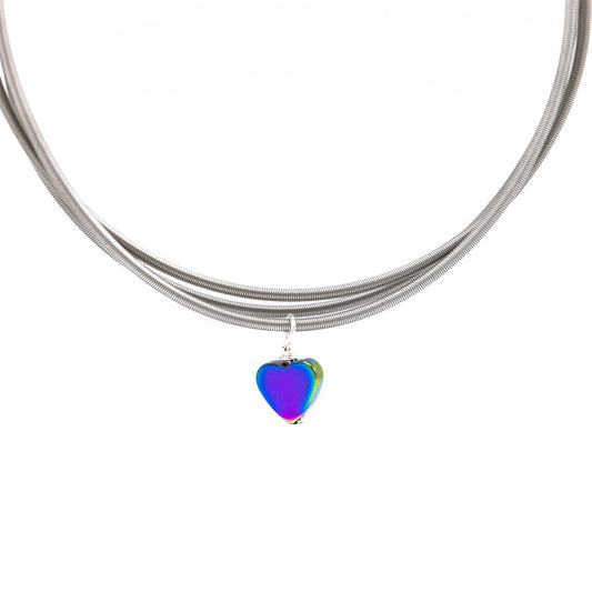 Exclusive Iridescent Heart Charm Set - Emerson & Oliver - Dia Charms