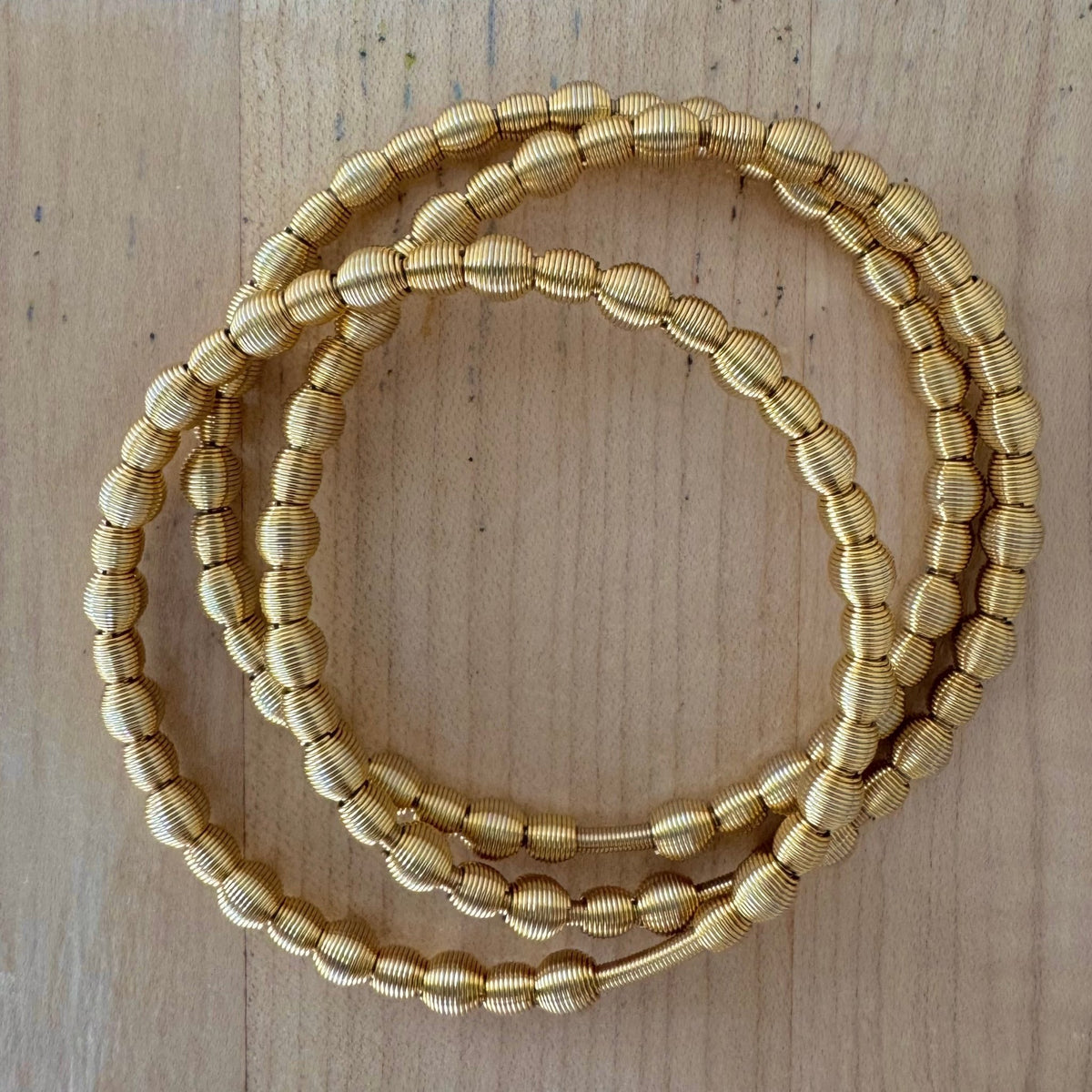 Gold ALL Beaded DIA Bracelets - Emerson & Oliver - Dia Metallics