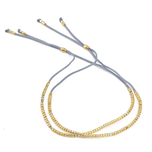 Gold Beaded Friendship Bracelets - Emerson & Oliver - Friendship Bracelets