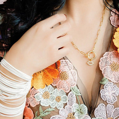 Gold Charm Necklace Chain - Emerson & Oliver - Necklace