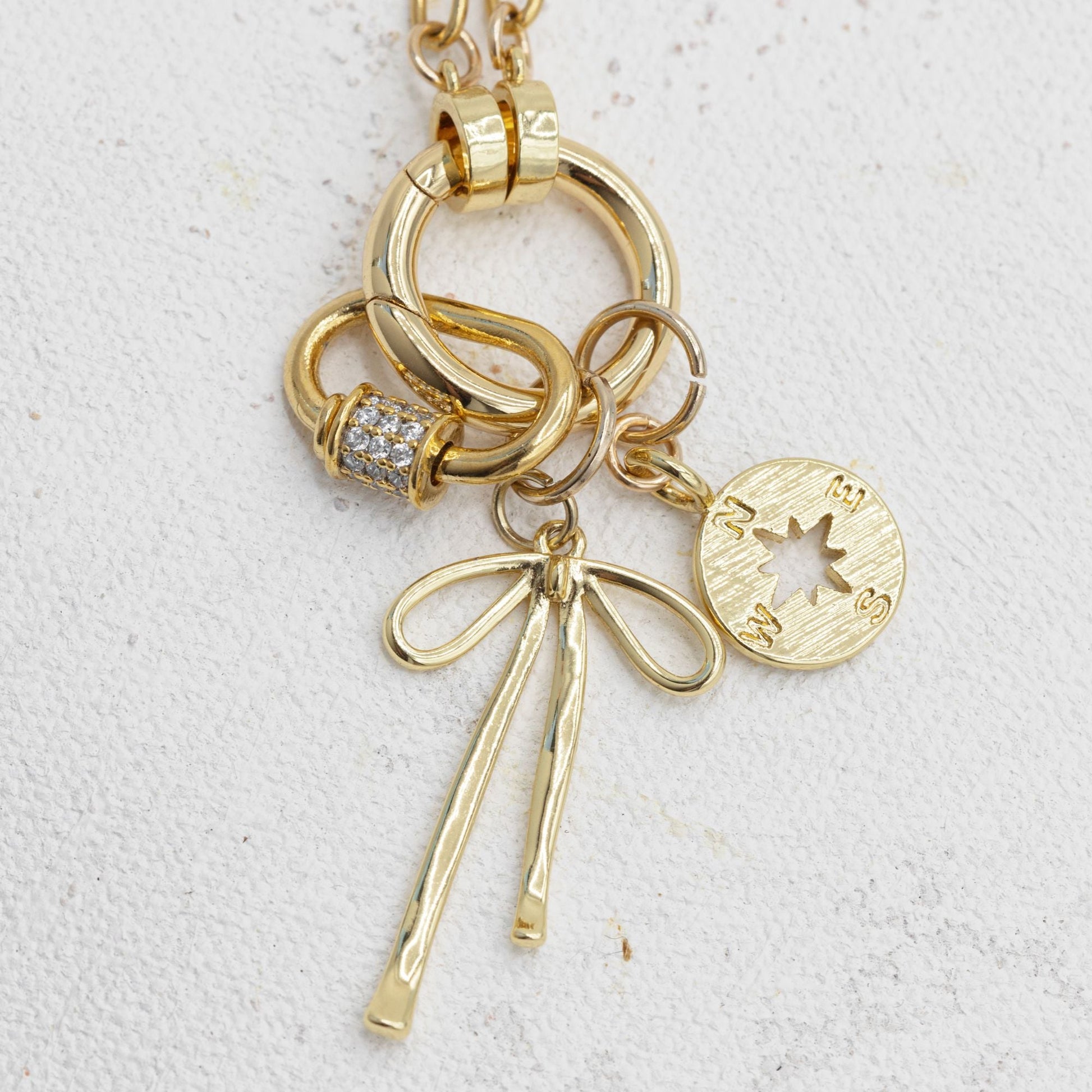 Gold Charm Necklace Chain - Emerson & Oliver - Necklace