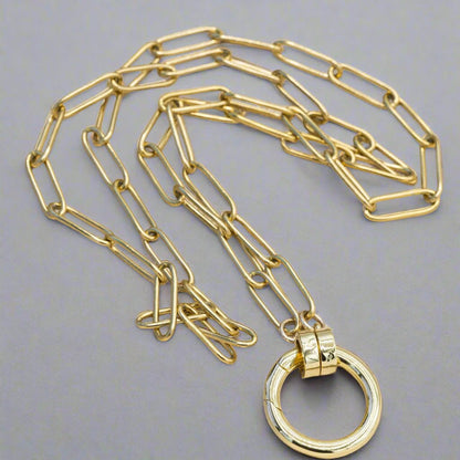 Gold Charm Necklace Chain - Emerson & Oliver - Necklace