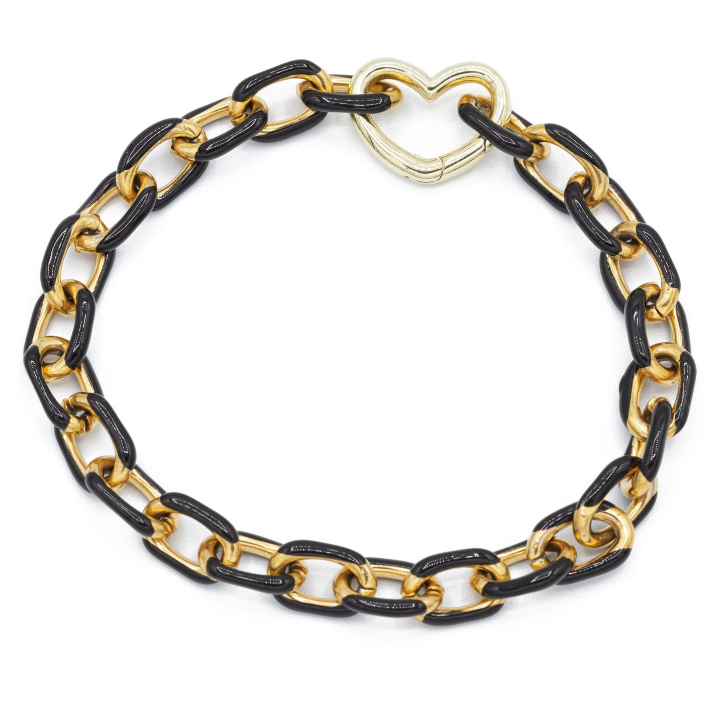 Gold Enamel Chain Bracelet - Emerson & Oliver - Bracelets