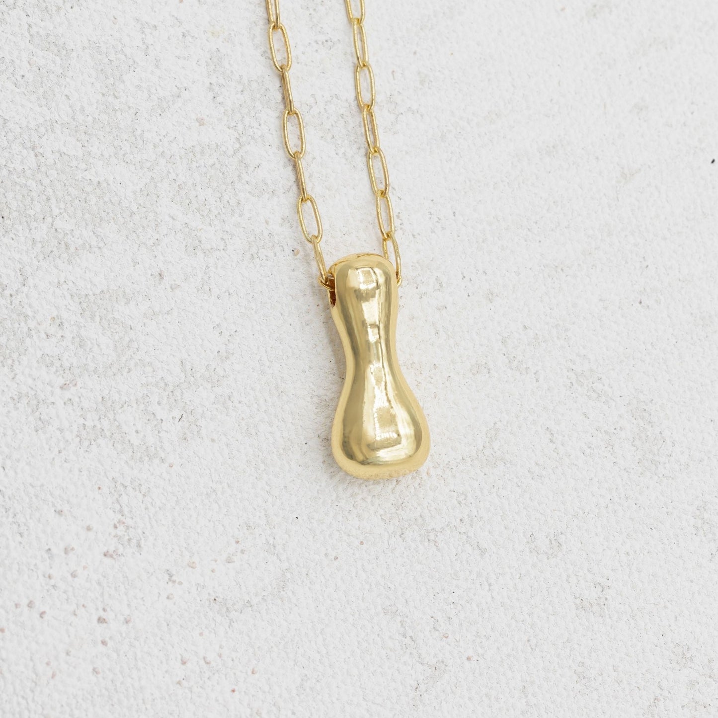 Gold Filled Chain Bubble Letter Necklace - Emerson & Oliver - Necklace