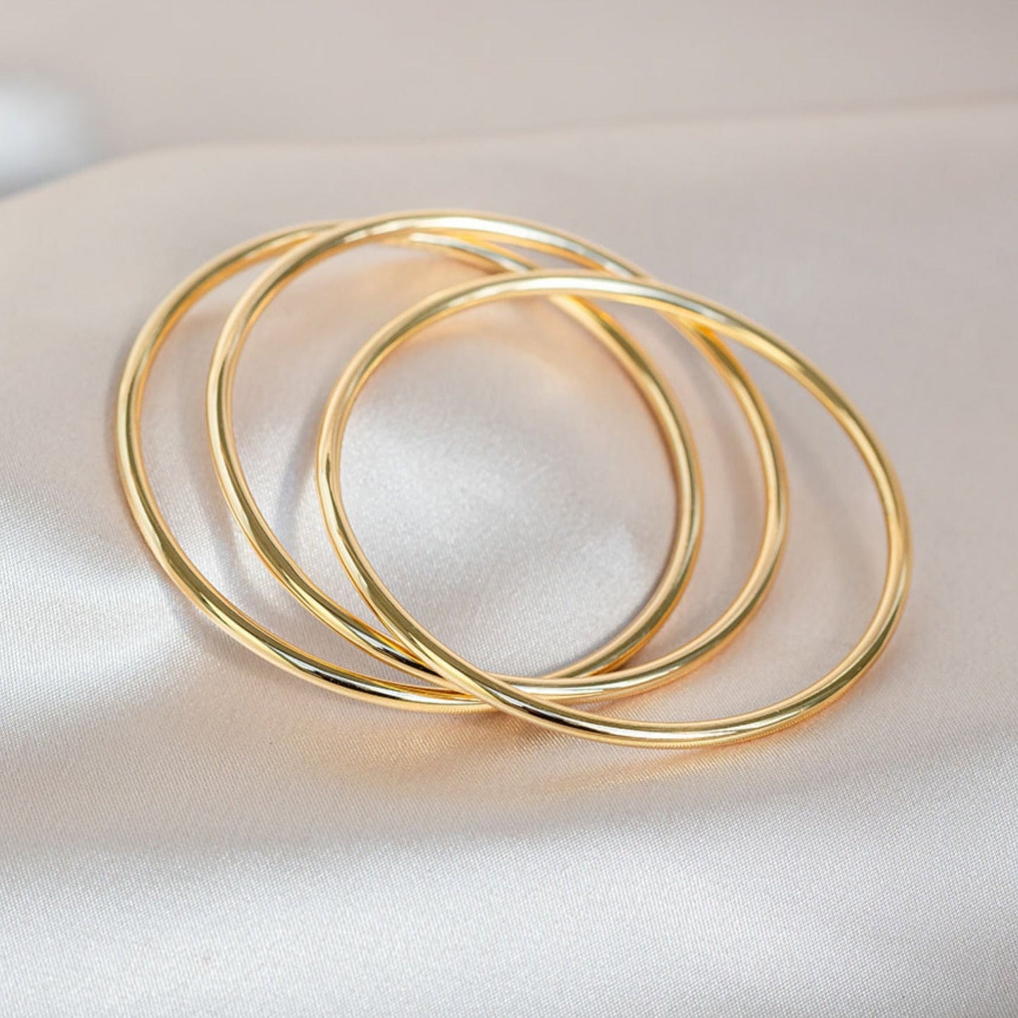 Gold Luxe Bangle Bracelets - Emerson & Oliver - E&O Bangles