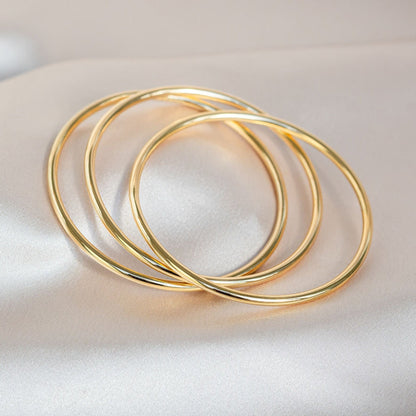 Gold Luxe Bangle Bracelets - Emerson & Oliver - E&O Bangles