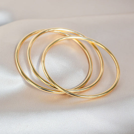Gold Luxe Bangle Bracelets - Emerson & Oliver - E&O Bangles