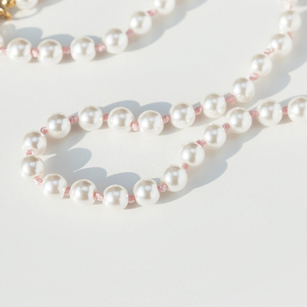 Hand Knotted Pearl Necklace - Emerson & Oliver - Necklace