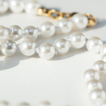 Hand Knotted Pearl Necklace - Emerson & Oliver - Necklace