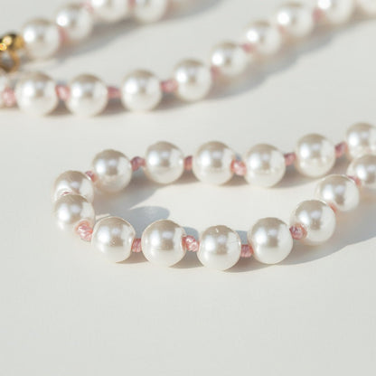 Hand Knotted Pearl Necklace - Emerson & Oliver - Necklace