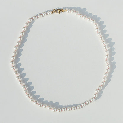 Hand Knotted Pearl Necklace - Emerson & Oliver - Necklace