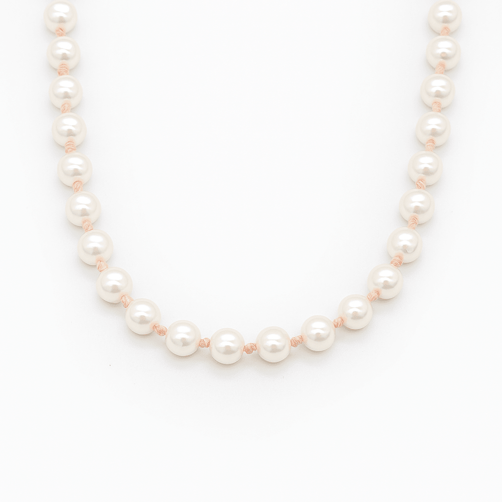 Hand Knotted Pearl Necklace - Emerson & Oliver - Necklace
