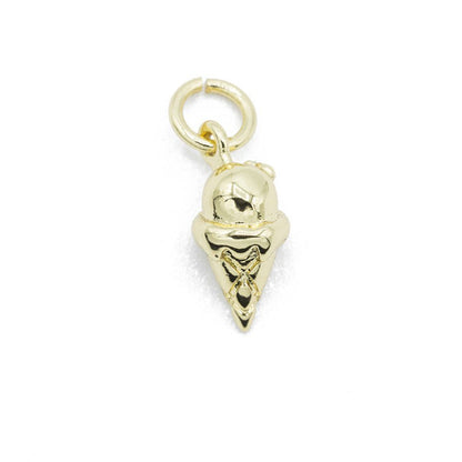 Ice Cream Cone Necklace Charm - Emerson & Oliver - Necklace