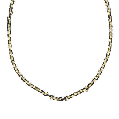 Mini Gold Enamel Chain Necklace - Emerson & Oliver - Necklace