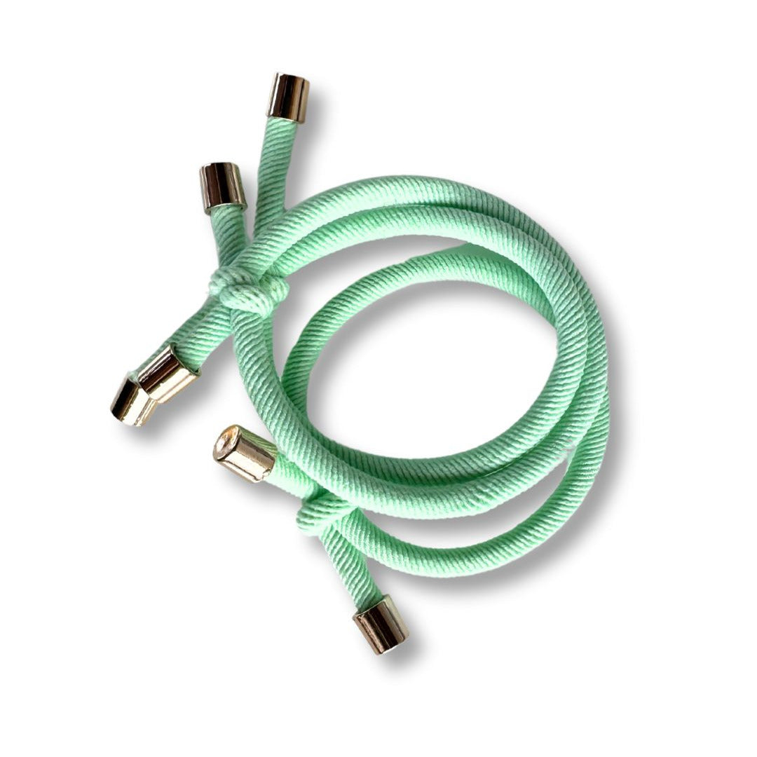 mint green Hair tie