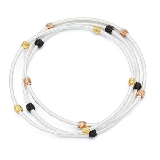 Mixed Metal Beaded DIA Bracelets - Emerson & Oliver - Dia Metallics