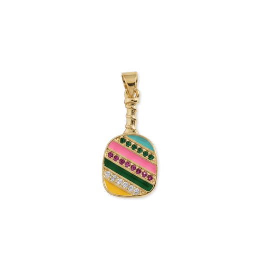 Paddle Charm Pendant - Multi-Color - Emerson & Oliver - Charm Pendant