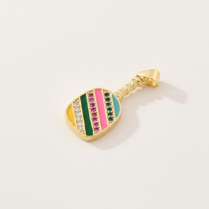Paddle Charm Pendant - Multi - Color - Emerson & Oliver - Charm Pendant