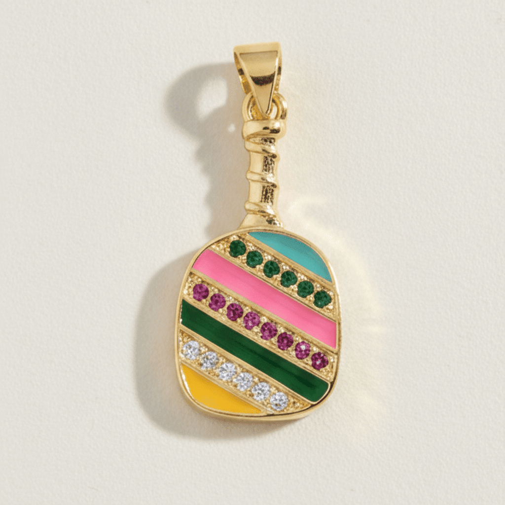 Paddle Charm Pendant - Multi-Color - Emerson & Oliver - Charm Pendant