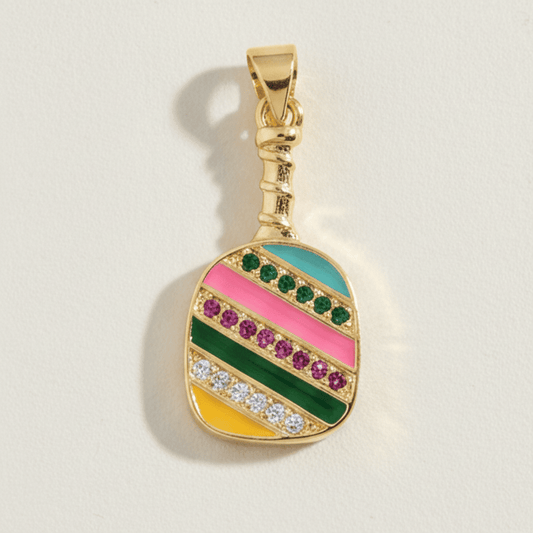Paddle Charm Pendant - Multi-Color - Emerson & Oliver - Charm Pendant