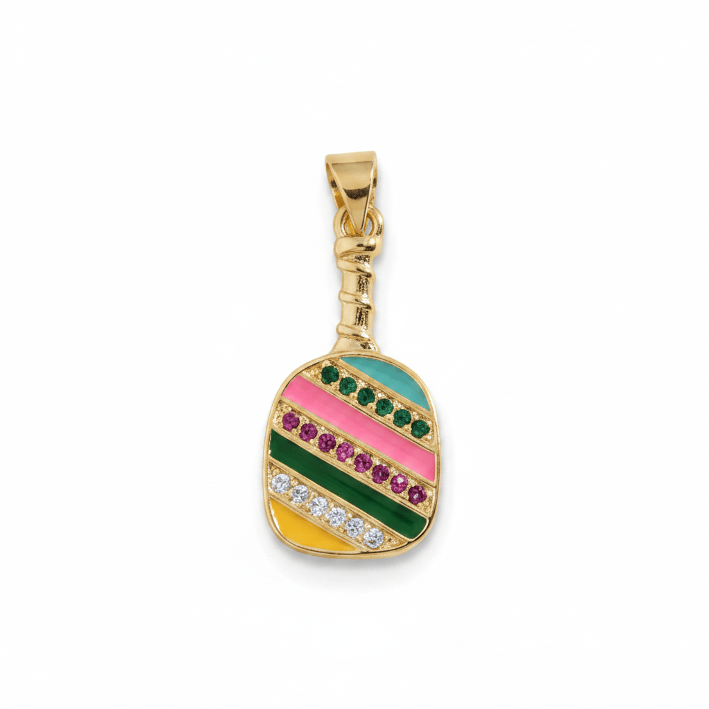 Paddle Charm Pendant - Multi-Color - Emerson & Oliver - Charm Pendant