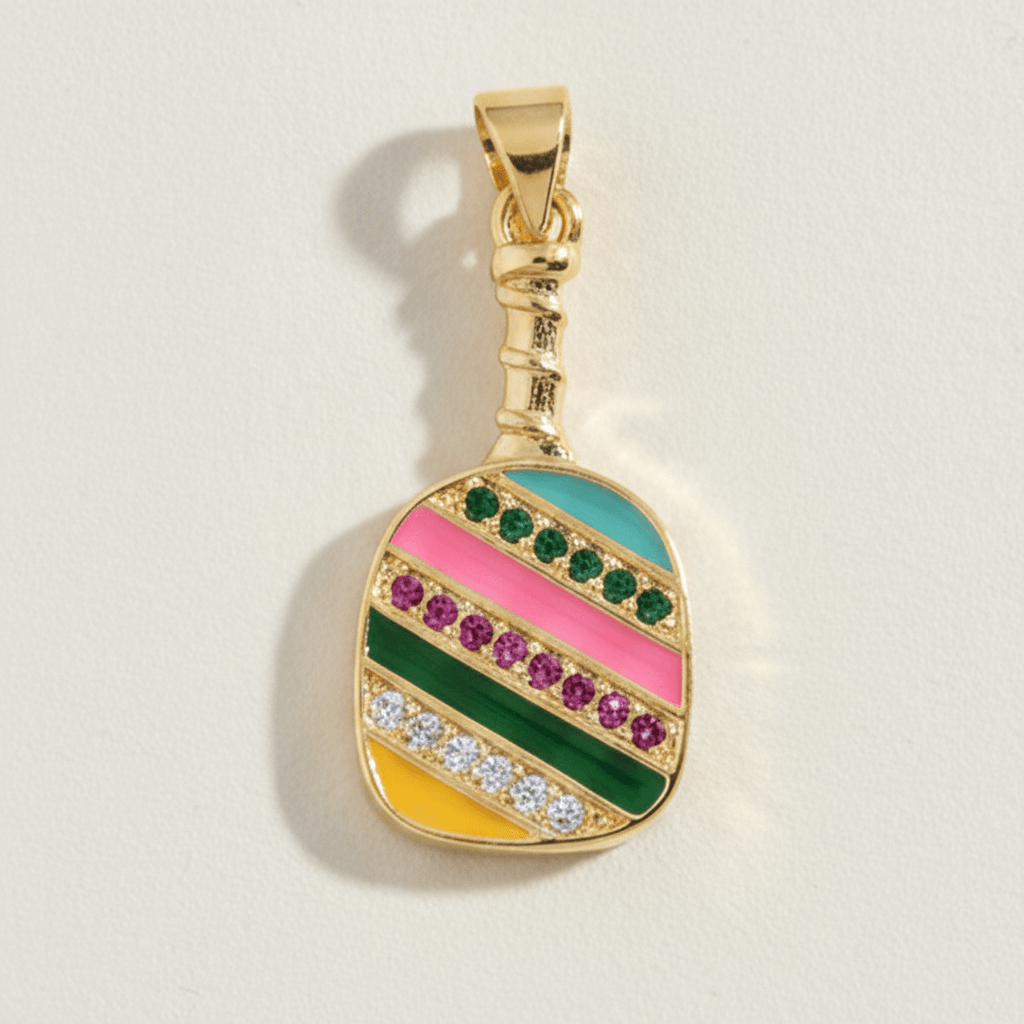 Paddle Charm Pendant - Multi - Color - Emerson & Oliver - Charm Pendant