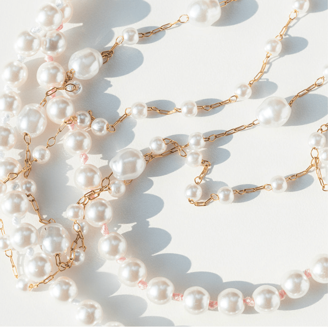 Pearl Chain Necklace - Emerson & Oliver - Necklace