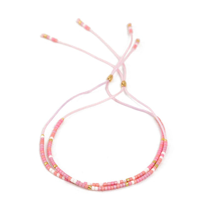 Pink Beaded Friendship Bracelets - Emerson & Oliver - Friendship Bracelets