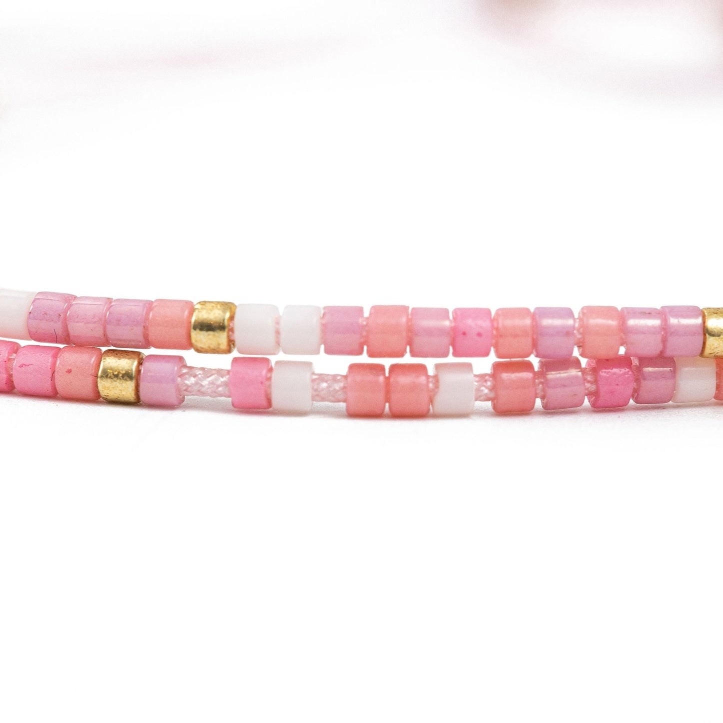 Pink Beaded Friendship Bracelets - Emerson & Oliver - Friendship Bracelets