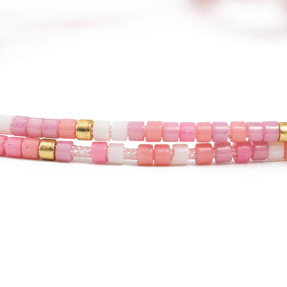 Pink Beaded Friendship Bracelets - Emerson & Oliver - Friendship Bracelets