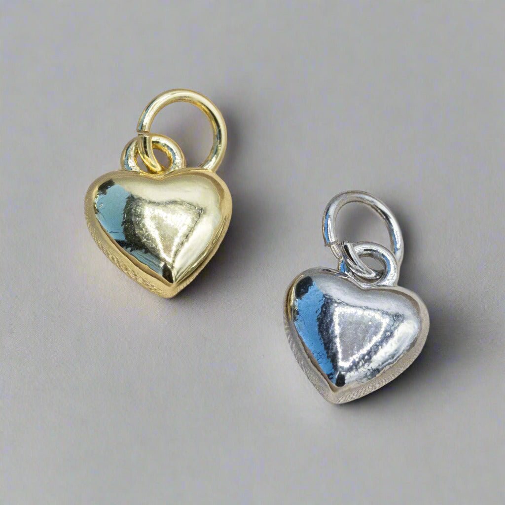 Puffy Heart Necklace Charm - Emerson & Oliver - Necklace