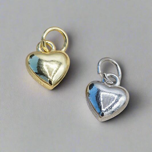 Puffy Heart Necklace Charm - Emerson & Oliver - Necklace