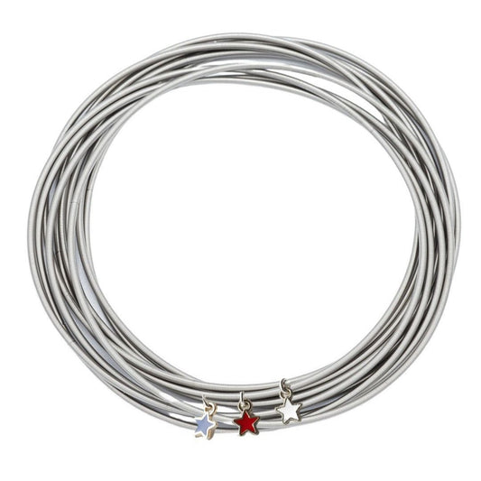 Red, White, and Blue Stars Charm Set - Emerson & Oliver - Dia Charms
