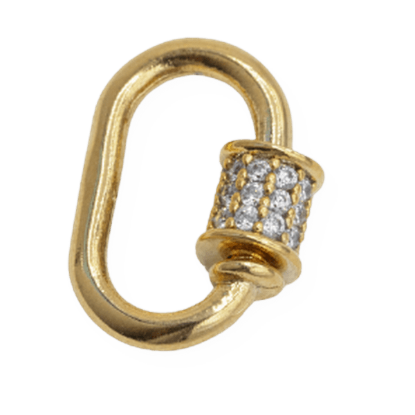 Sparkle Carabiner Charm - Emerson & Oliver - Dia Charms