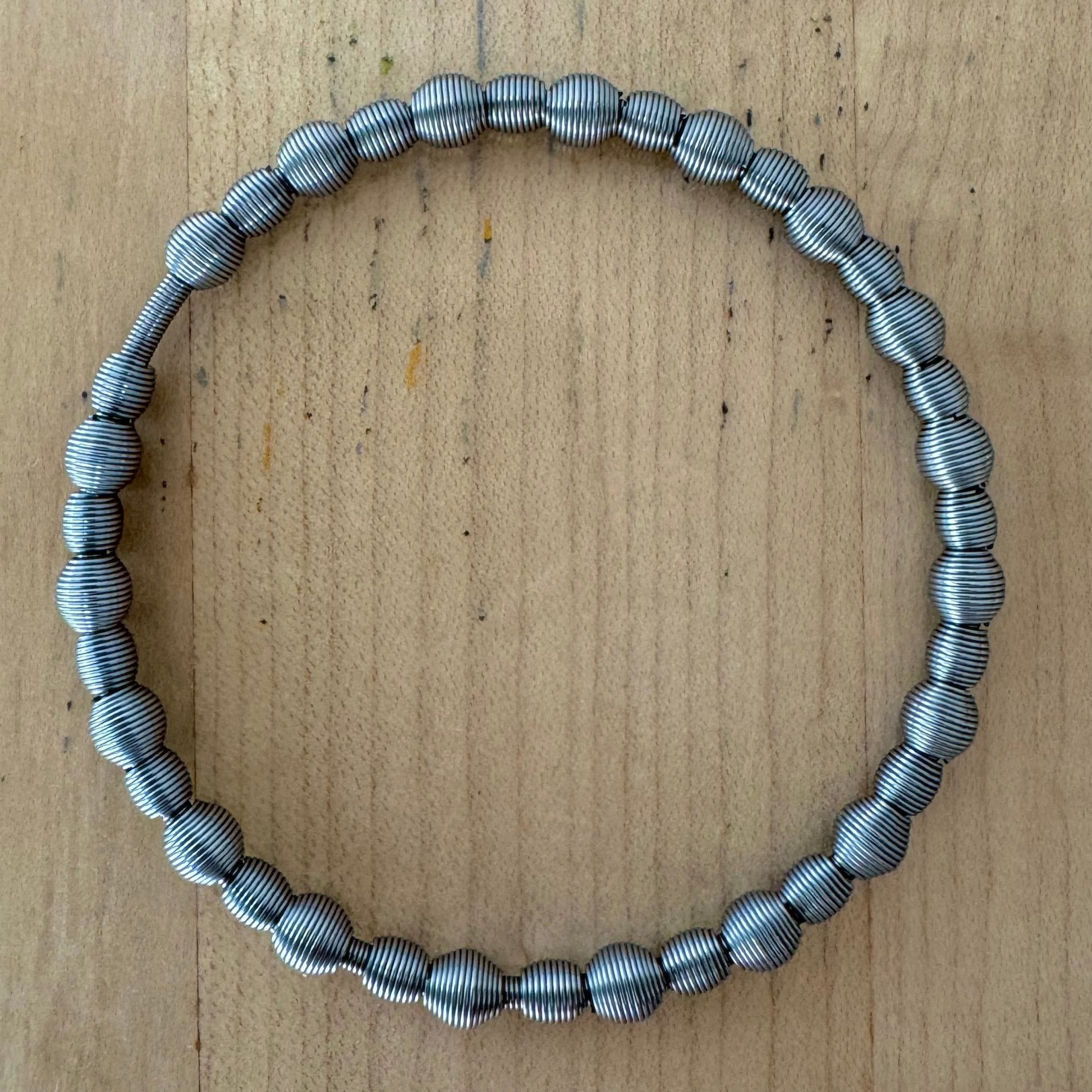 Stainless Steel ALL Beaded DIA Bracelets - Emerson & Oliver - Dia Metallics