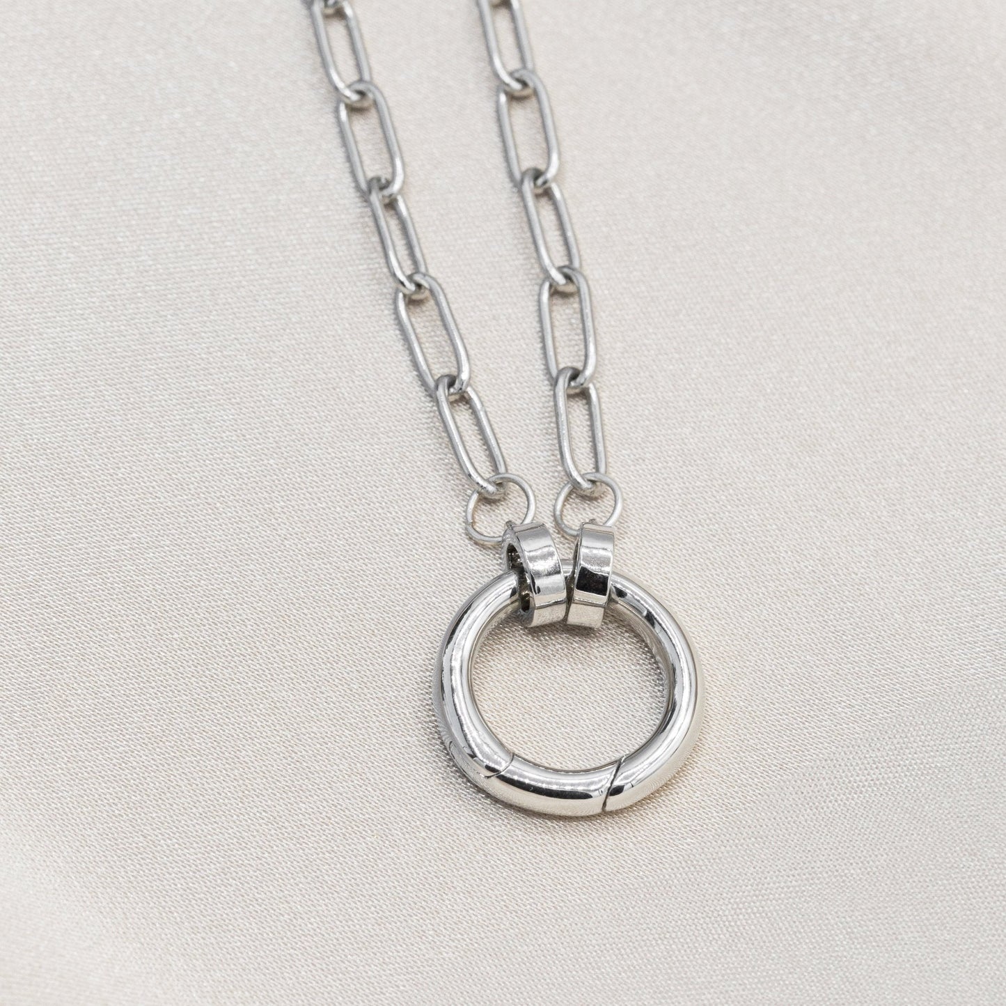 Stainless Steel Charm Necklace Chain - Emerson & Oliver - Necklace
