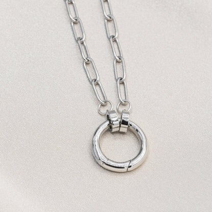 Stainless Steel Charm Necklace Chain - Emerson & Oliver - Necklace