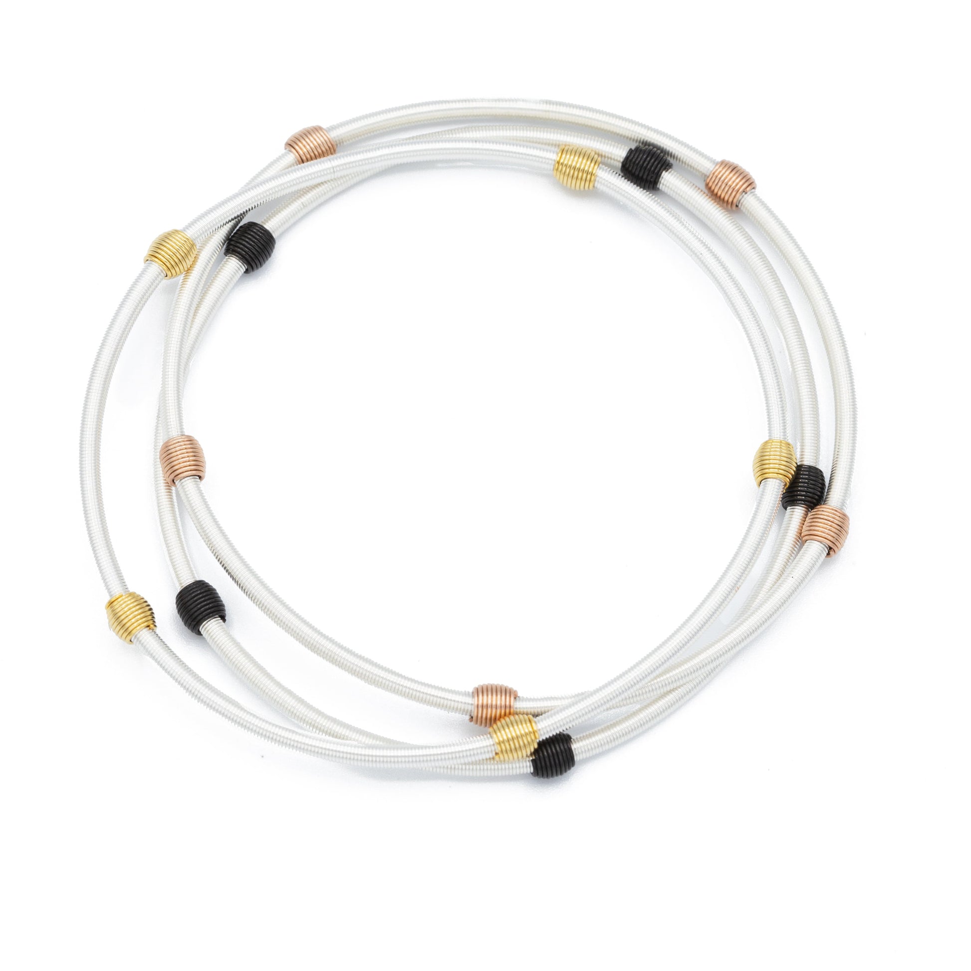 sterling mixed beaded DIA