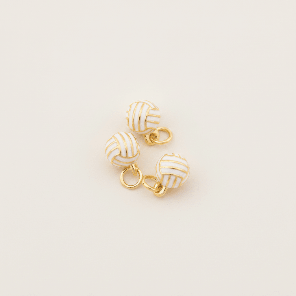 Teeny Tiny Volleyball - Emerson & Oliver - Charm Pendant