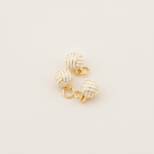 Teeny Tiny Volleyball - Emerson & Oliver - Charm Pendant
