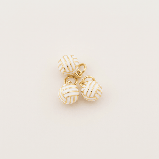 Teeny Tiny Volleyball - Emerson & Oliver - Charm Pendant