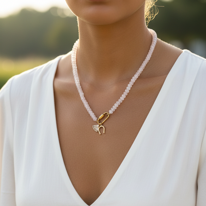 The DIA Good Fortune Charm Necklace Lifestyle