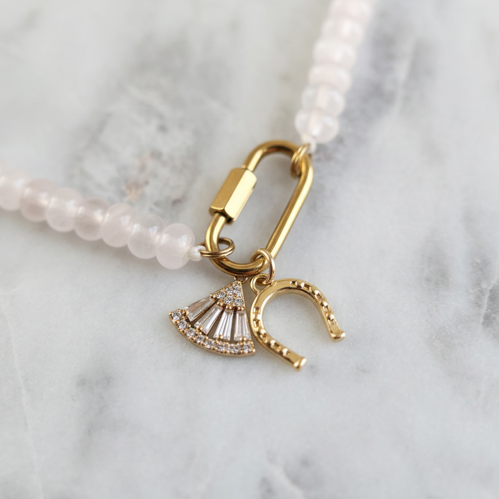 The DIA Good Fortune Charm Necklace Macro