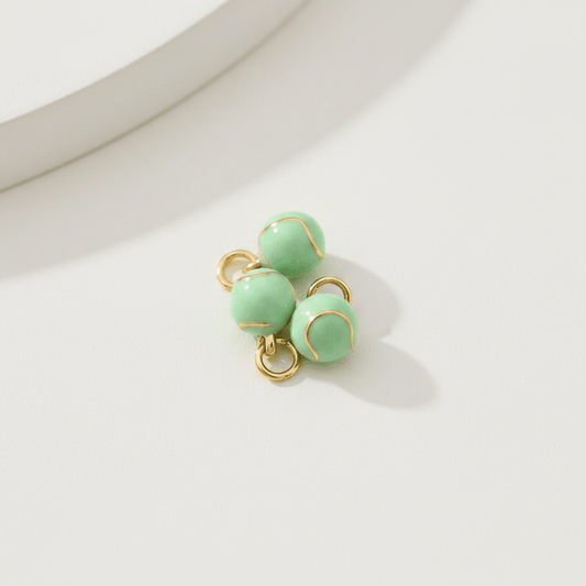 Tiny Tennis Ball Charm - Emerson & Oliver - 