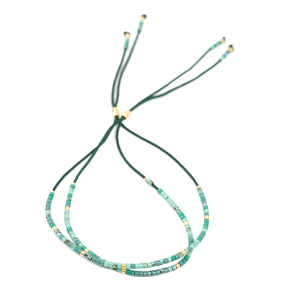 Turquoise Beaded Friendship Bracelets - Emerson & Oliver - Friendship Bracelets
