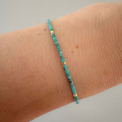 Turquoise Beaded Friendship Bracelets - Emerson & Oliver - Friendship Bracelets