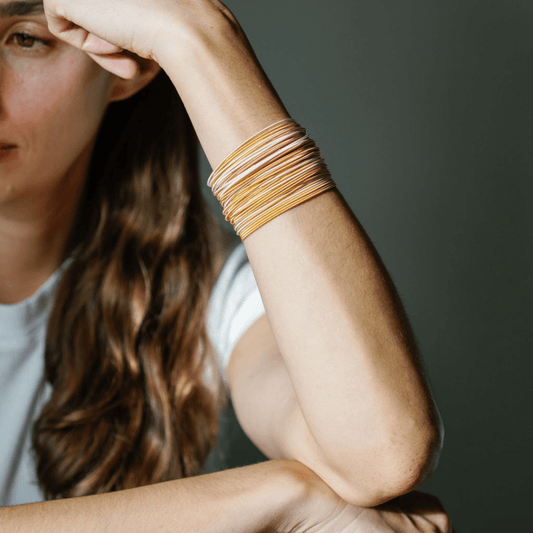 WARM Mixed Metals DIA Bracelets - Emerson & Oliver - Dia Metallics